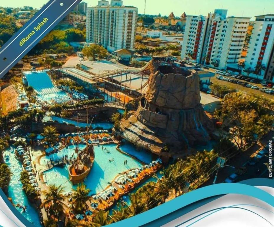 Piazza Diroma Acqua Aparthotel Caldas Novas Luaran gambar